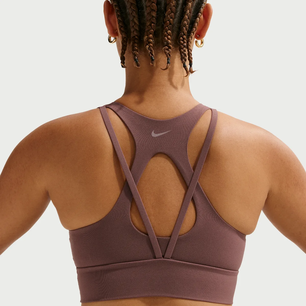Zenvy Light-Support Padded Longline Sports Bra by Nike