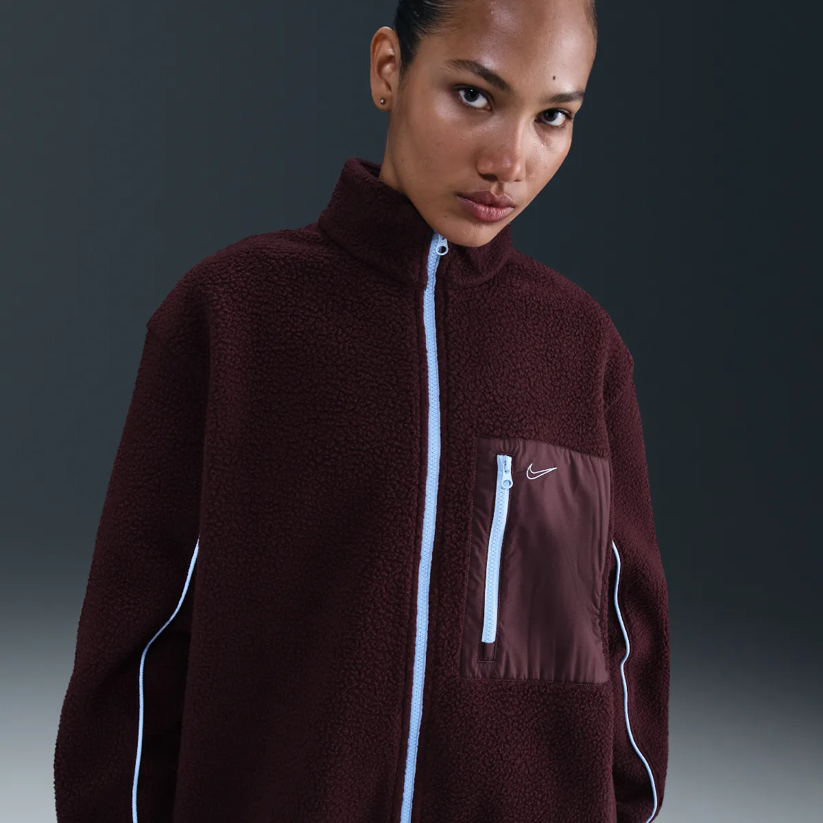 Nike Sportswear Full-Zip High-Pile Fleece Jacket by Nike