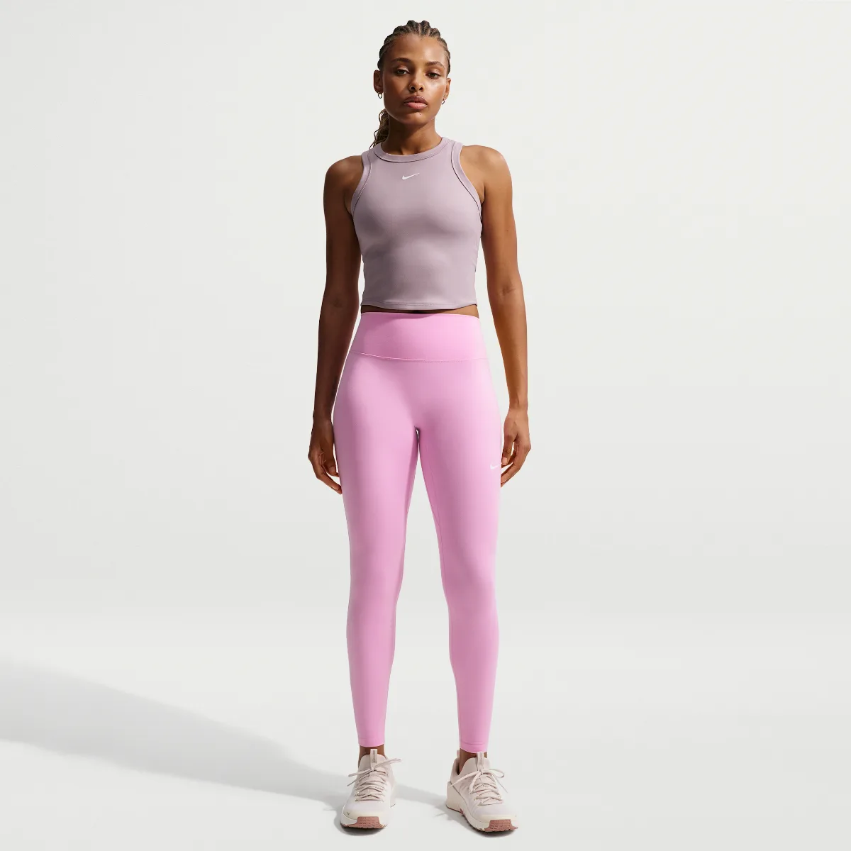 One Seamless Front High-Waisted Full-Length Leggings