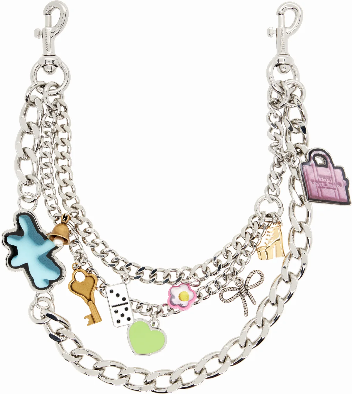 Silver'The Shoulder Strap' Bag Chain
