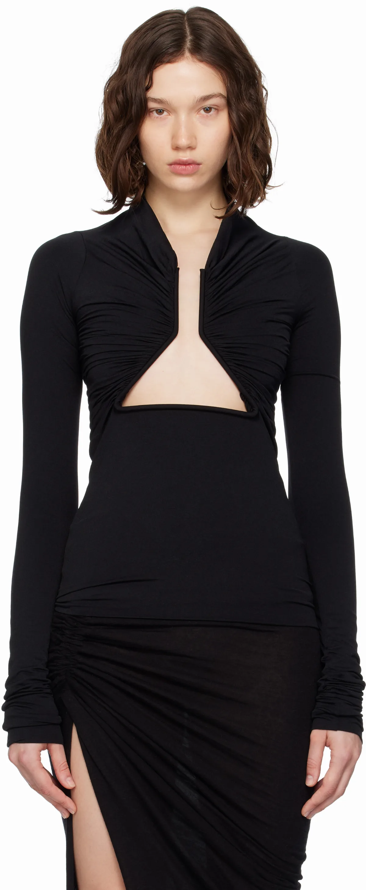 Black Concordians Double Allanah Prong Top