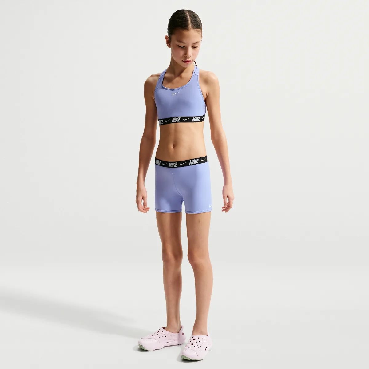 Swim Racerback Bikini & Short Set by Nike