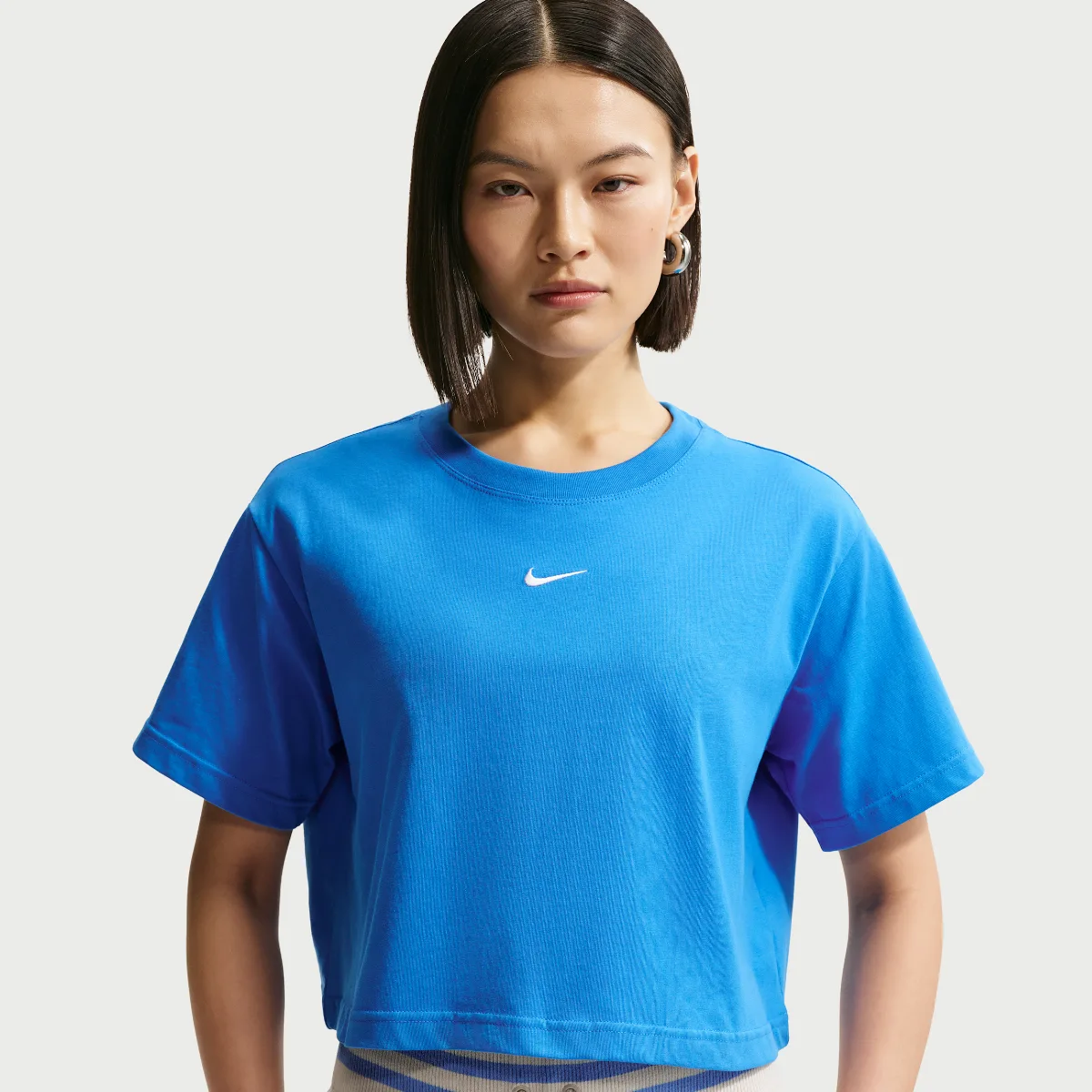 Nike Sportswear Classic Loose Short-Sleeve Cropped T-Shirt by Nike