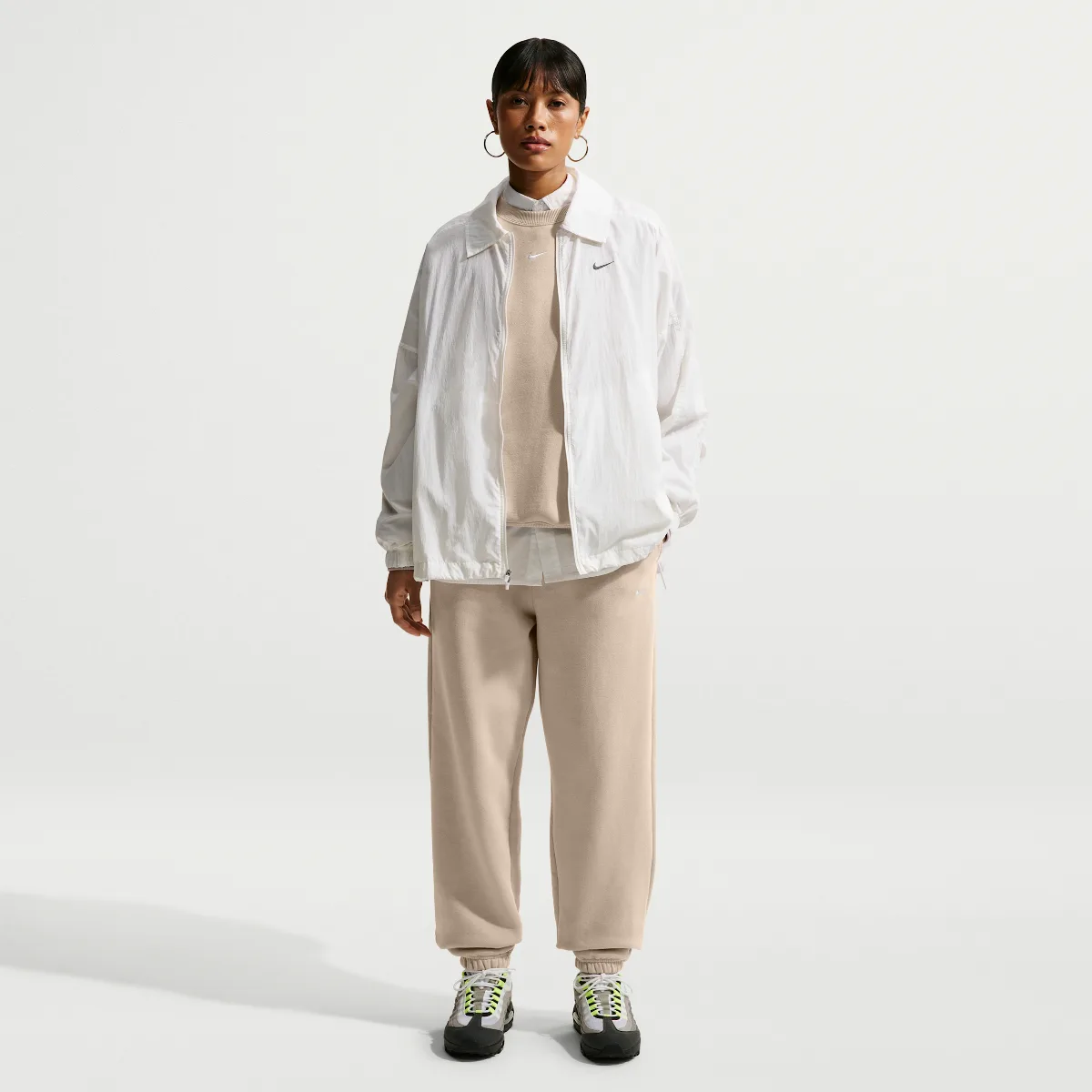 Studio Fleece Medium Weight High-Rise Oversized Cuffed Pants