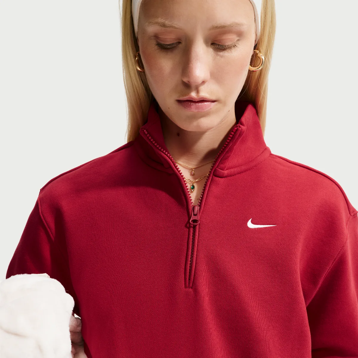 Studio Fleece Weight 1/4-Zip Top by Nike