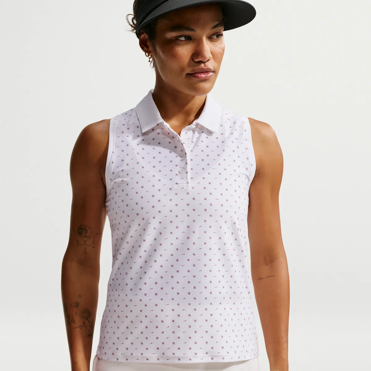 Victory Dri-FIT Sleeveless Printed Golf Polo by Nike