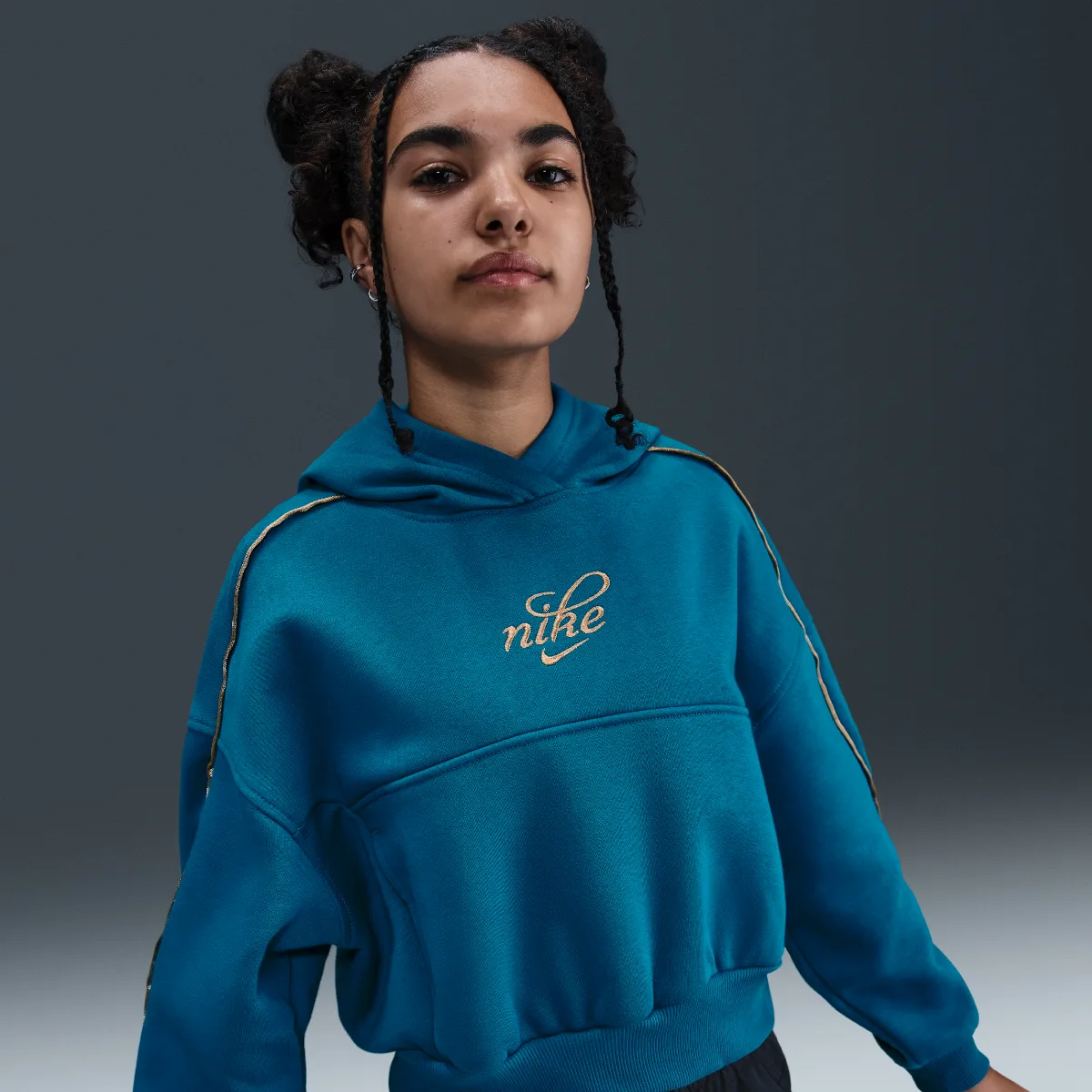 Sportswear Club Fleece Boxy Hoodie by Nike