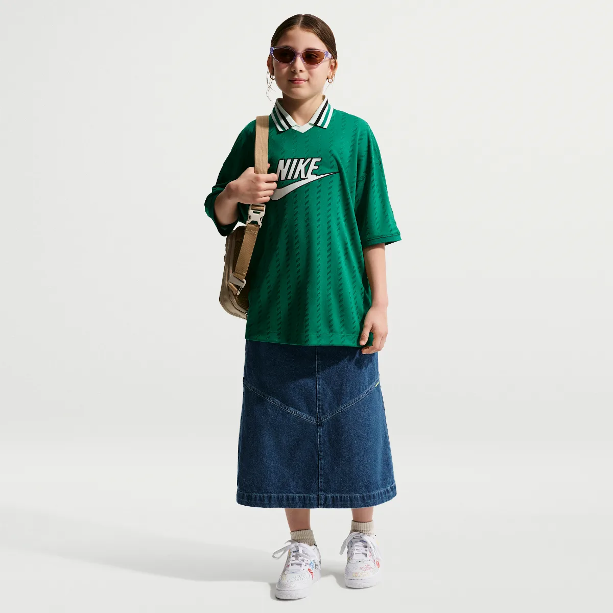 Sportswear Denim Midi Skirt by Nike