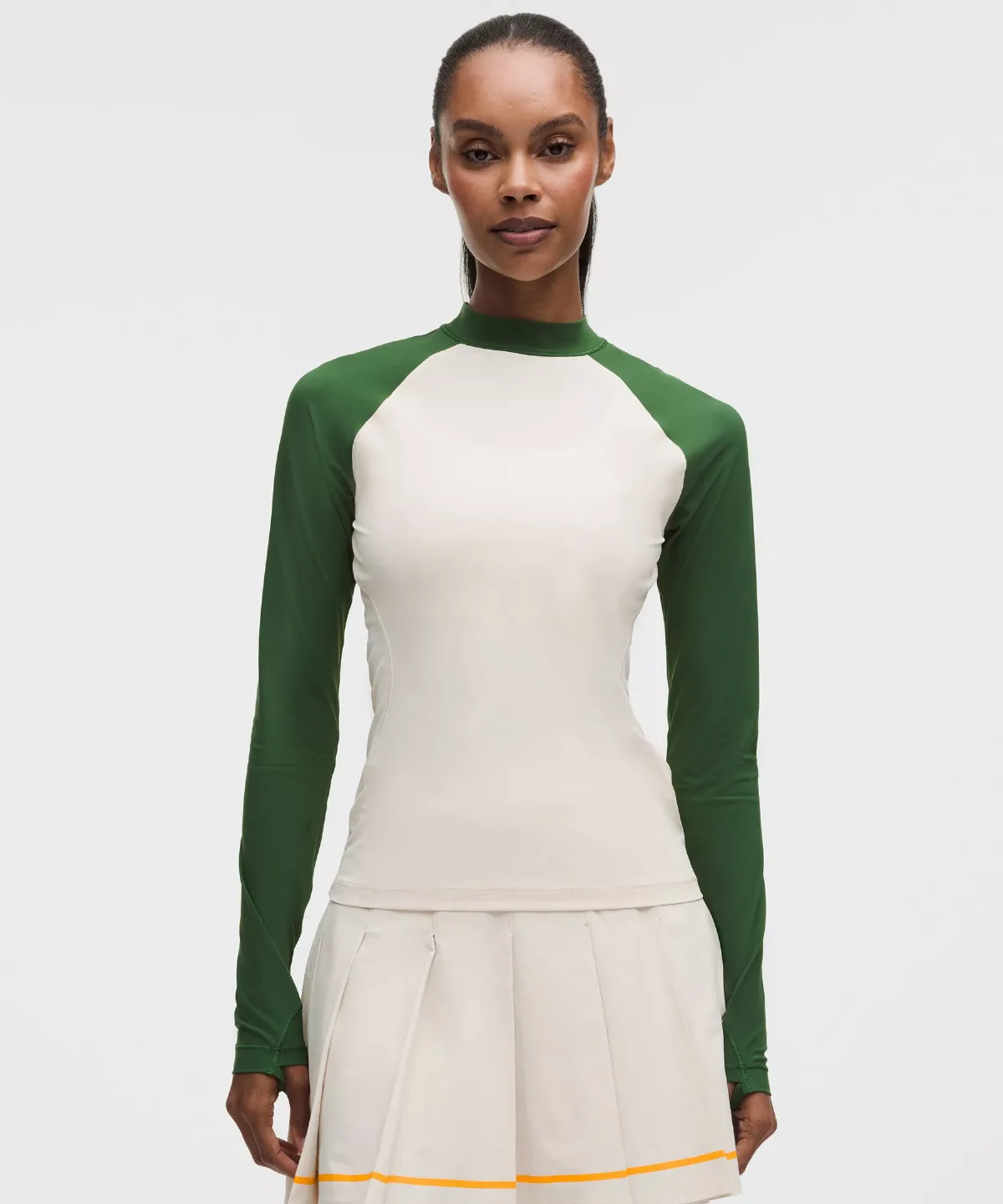 UV-Protective Mockneck Long-Sleeve Shirt by lululemon
