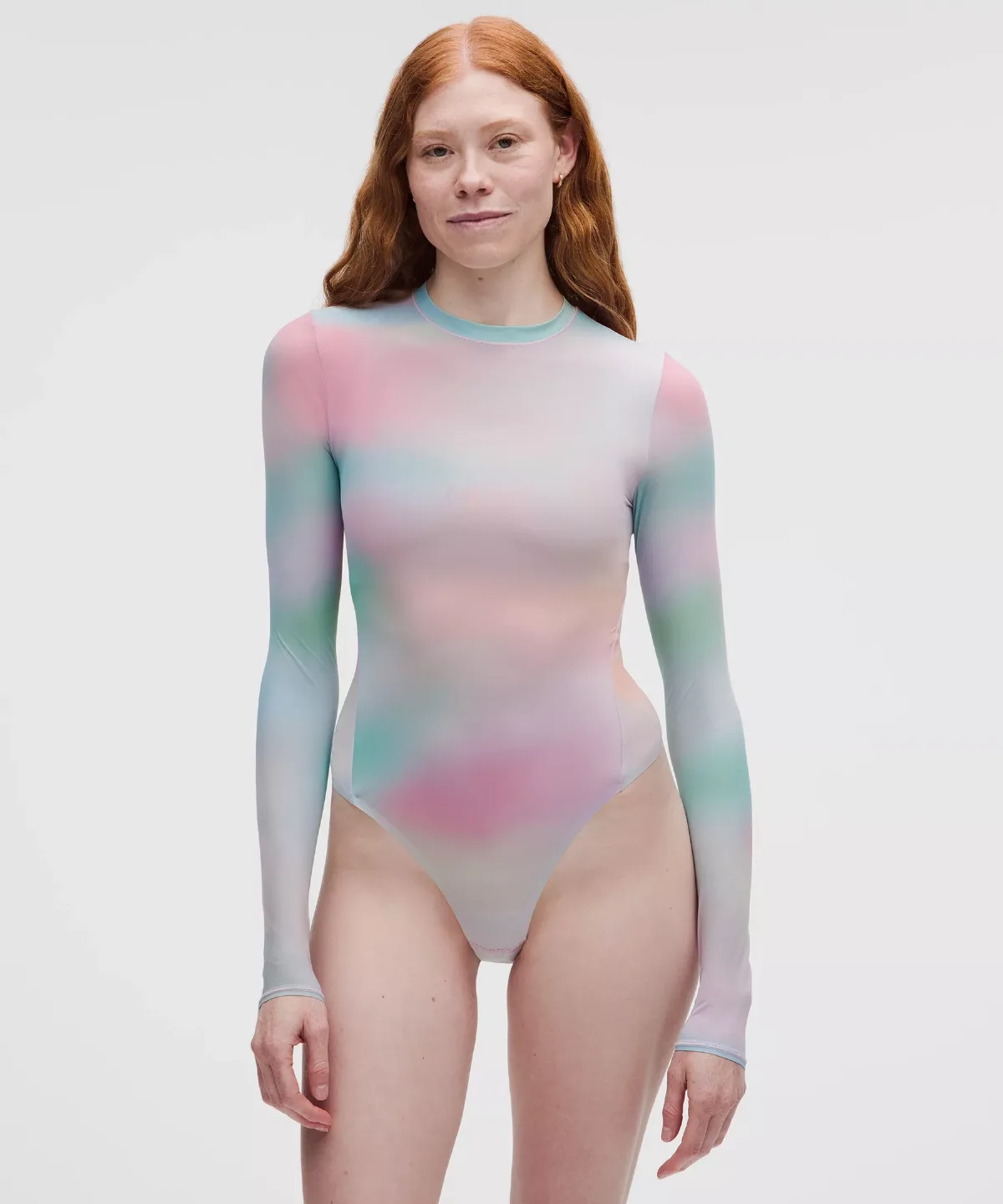 Wundermost Ultra-Soft Nulu Mesh Long-Sleeve Crewneck Bodysuit by lululemon