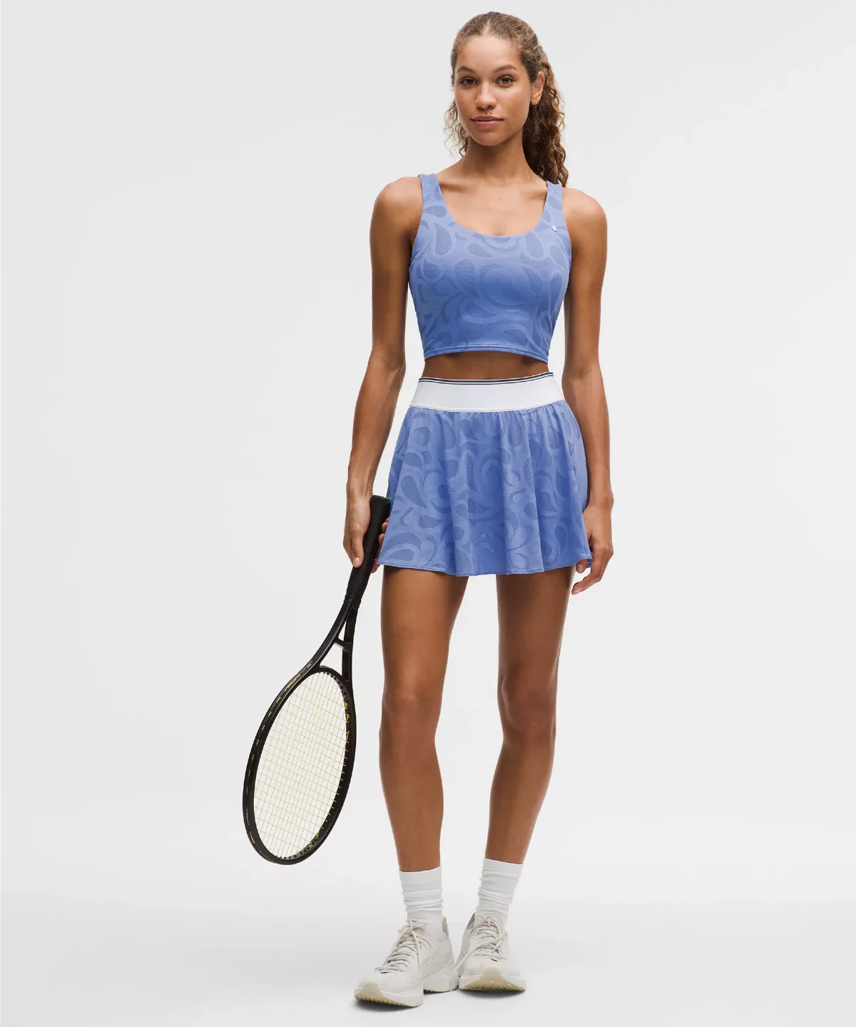 Paisley-Mesh High-Rise Tennis Skirt by lululemon