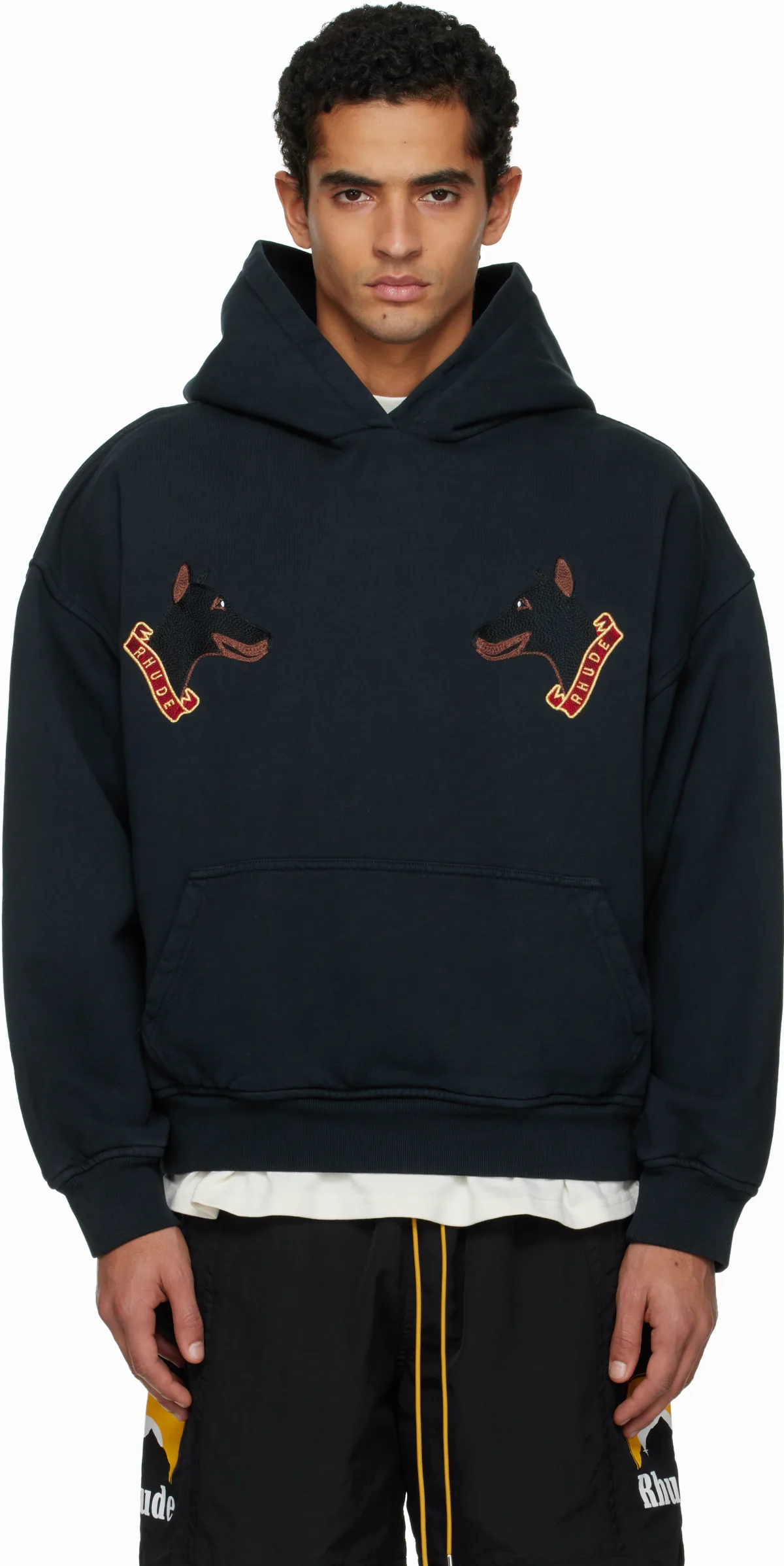 Black London Hound Hoodie