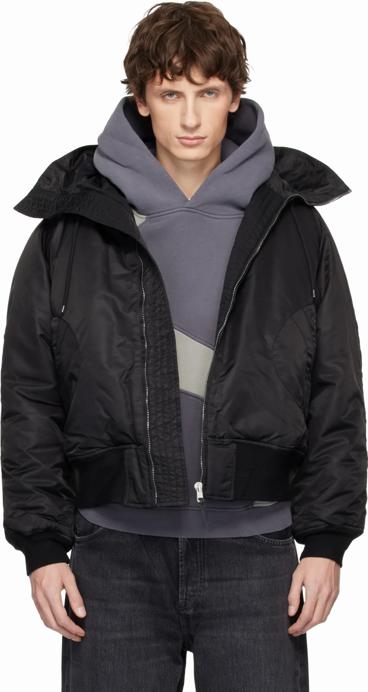 Black Flight Bomber Jacket