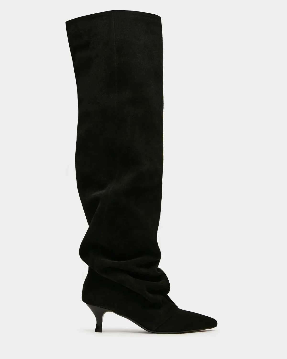 Rue Pointed Toe Boots - Suede Leather by Steve Madden