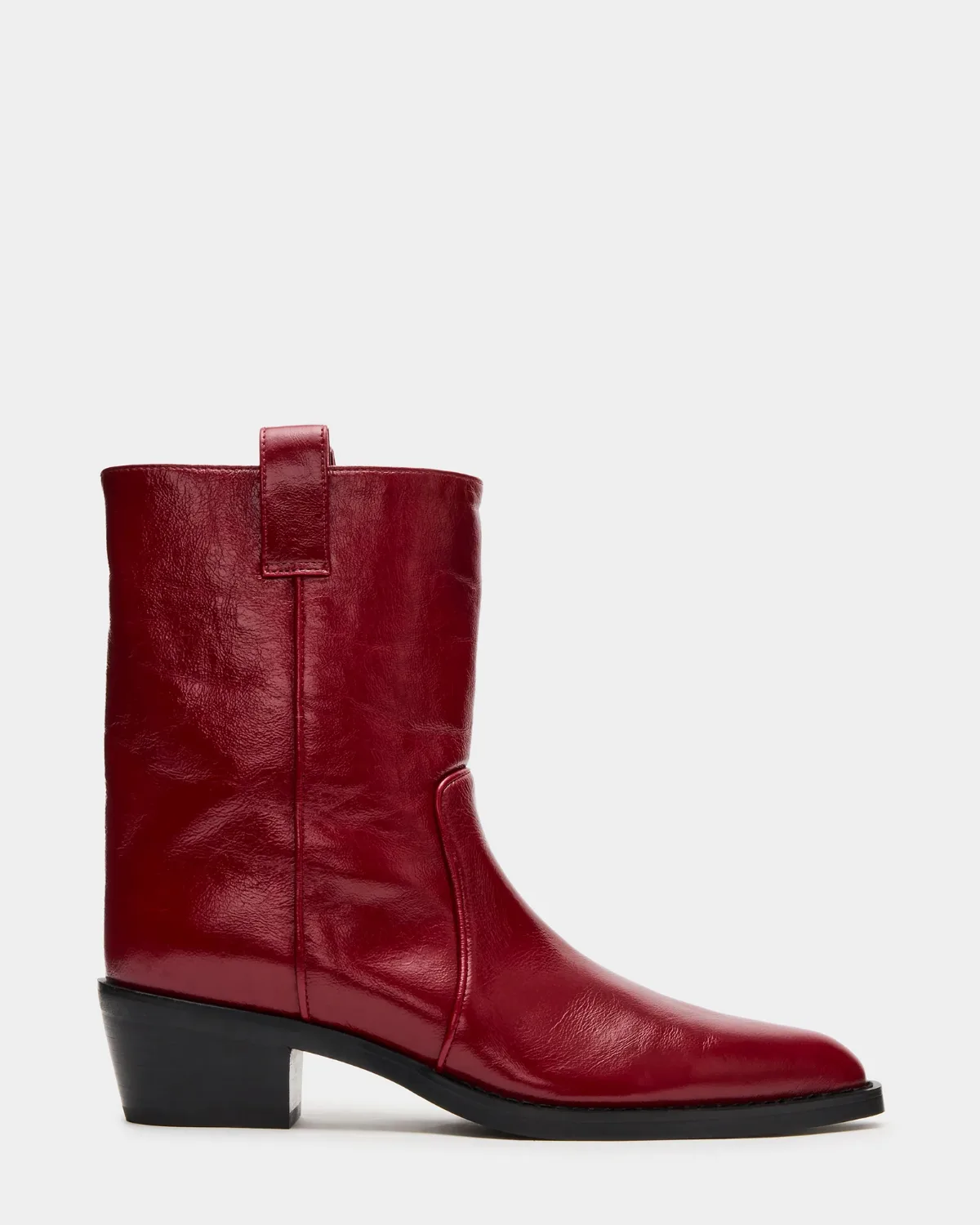 Vinny Block Heel Booties - Leather by Steve Madden