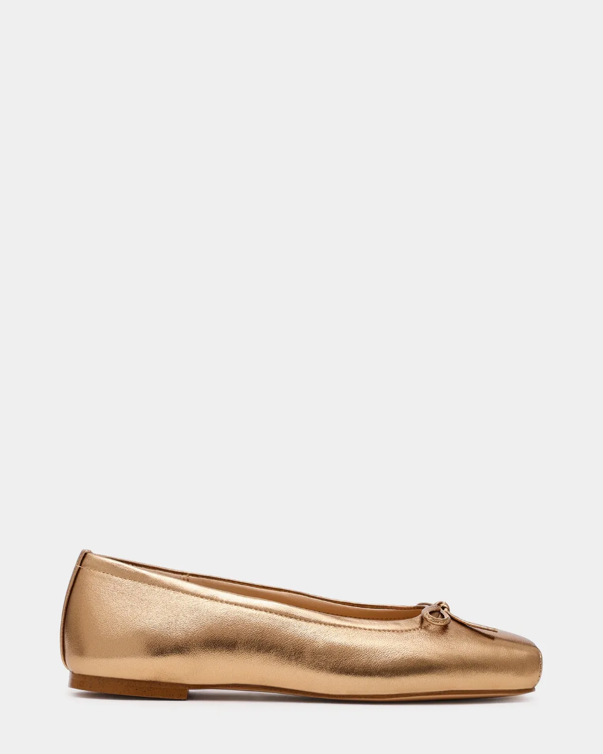 Eleve Square Toe Flats - Suede - Leather by Steve Madden