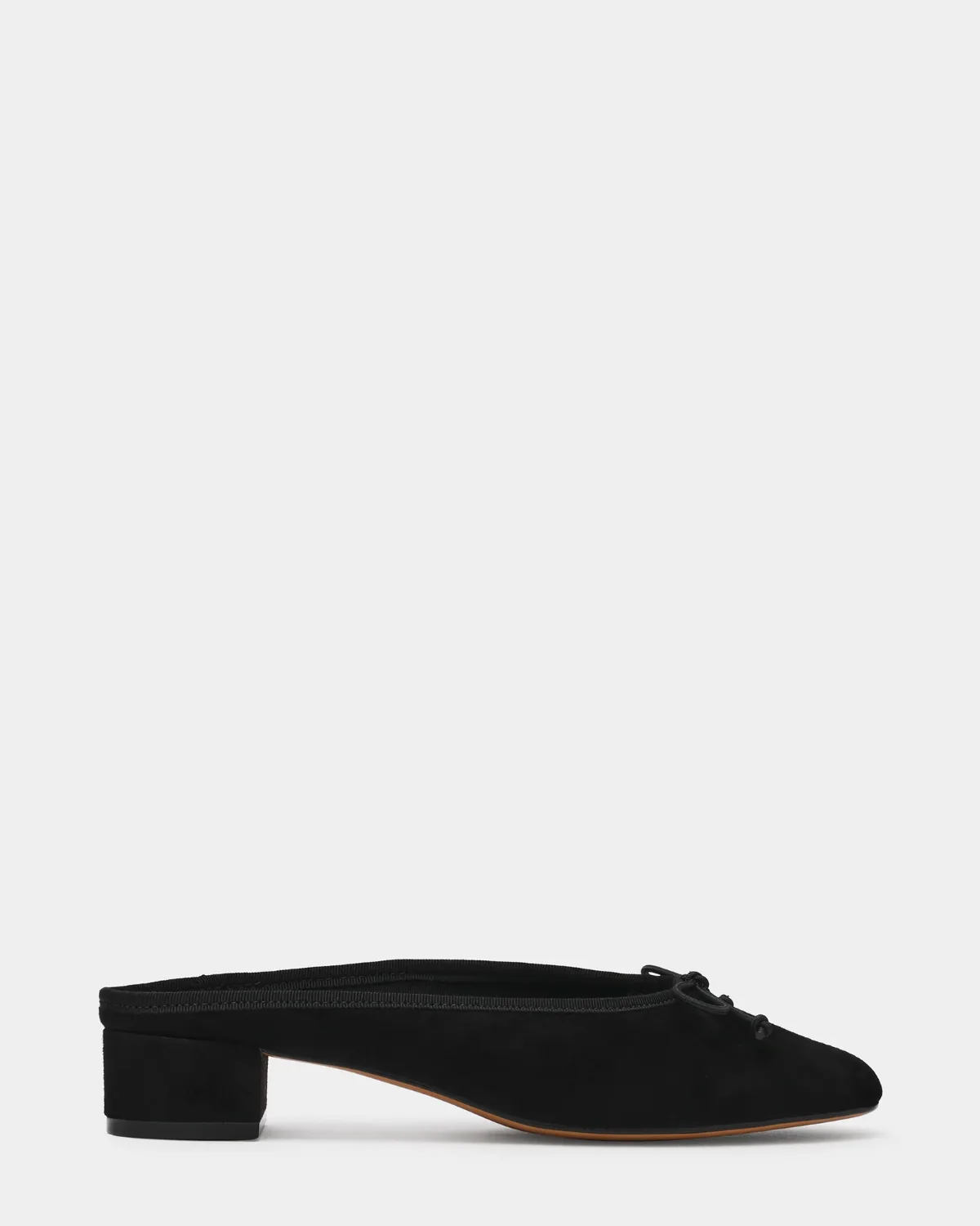 Steffi Mule Block Heels - Suede - Leather by Steve Madden