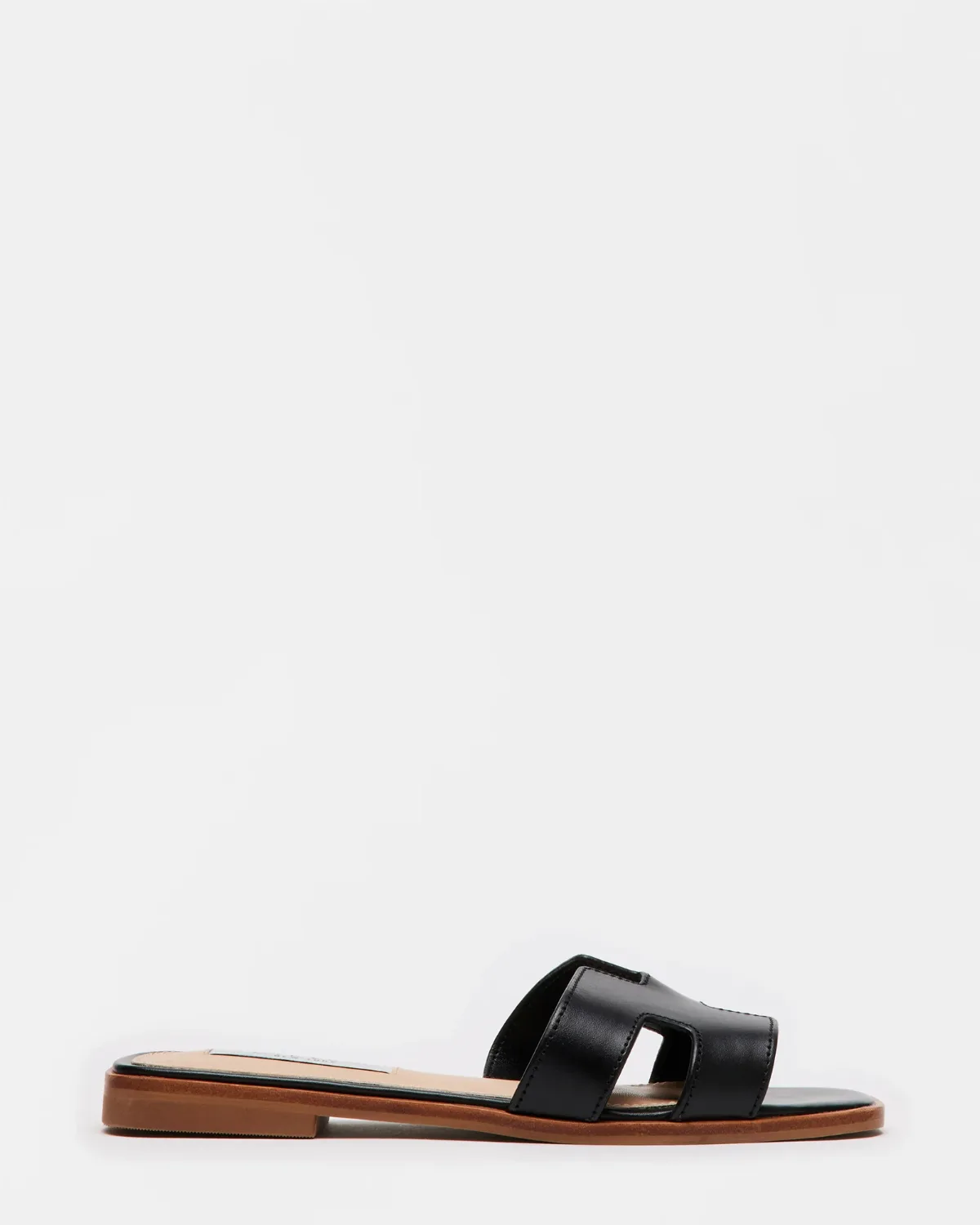 Hadyn Square Toe Leather Sandals by Steve Madden