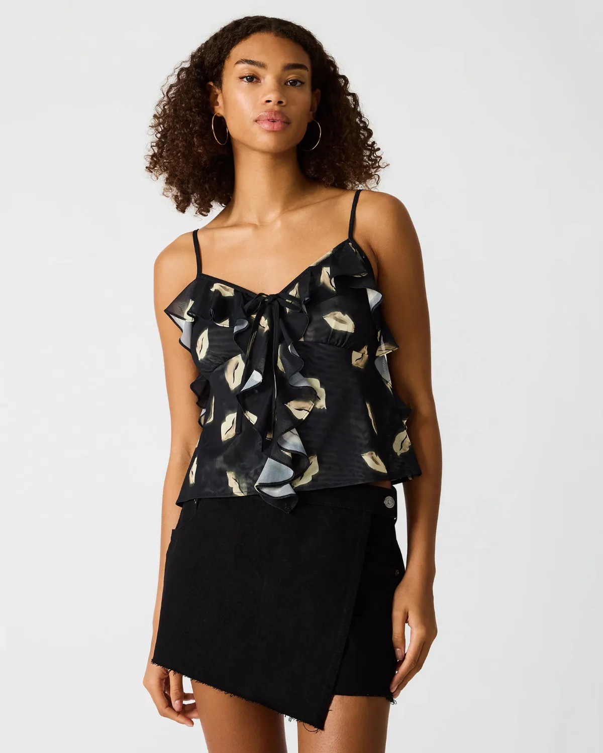 Roue Top Night Kiss Sleeveless Top - Polyester/Elastane by Steve Madden