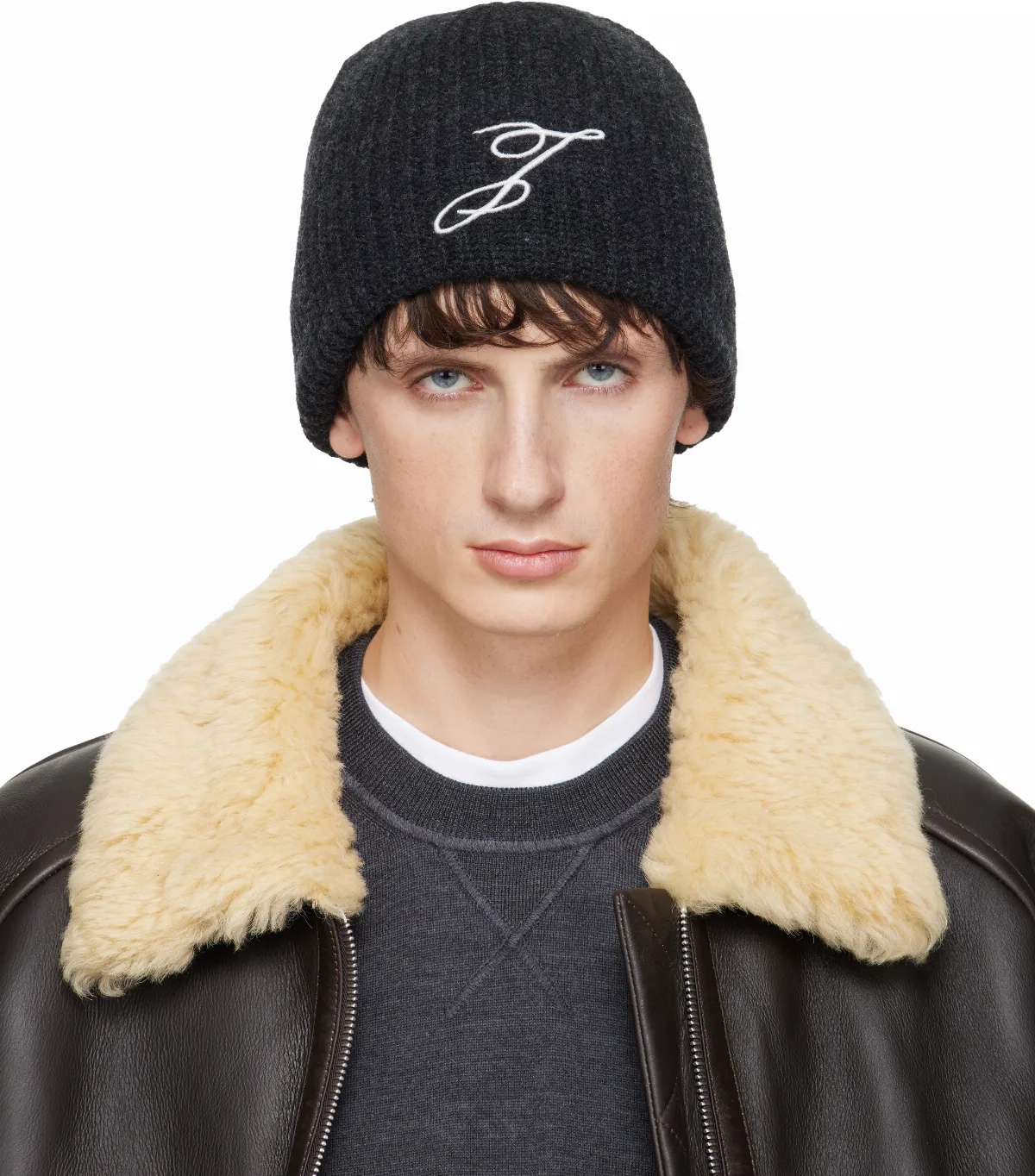 Gray'The Espiral' Beanie