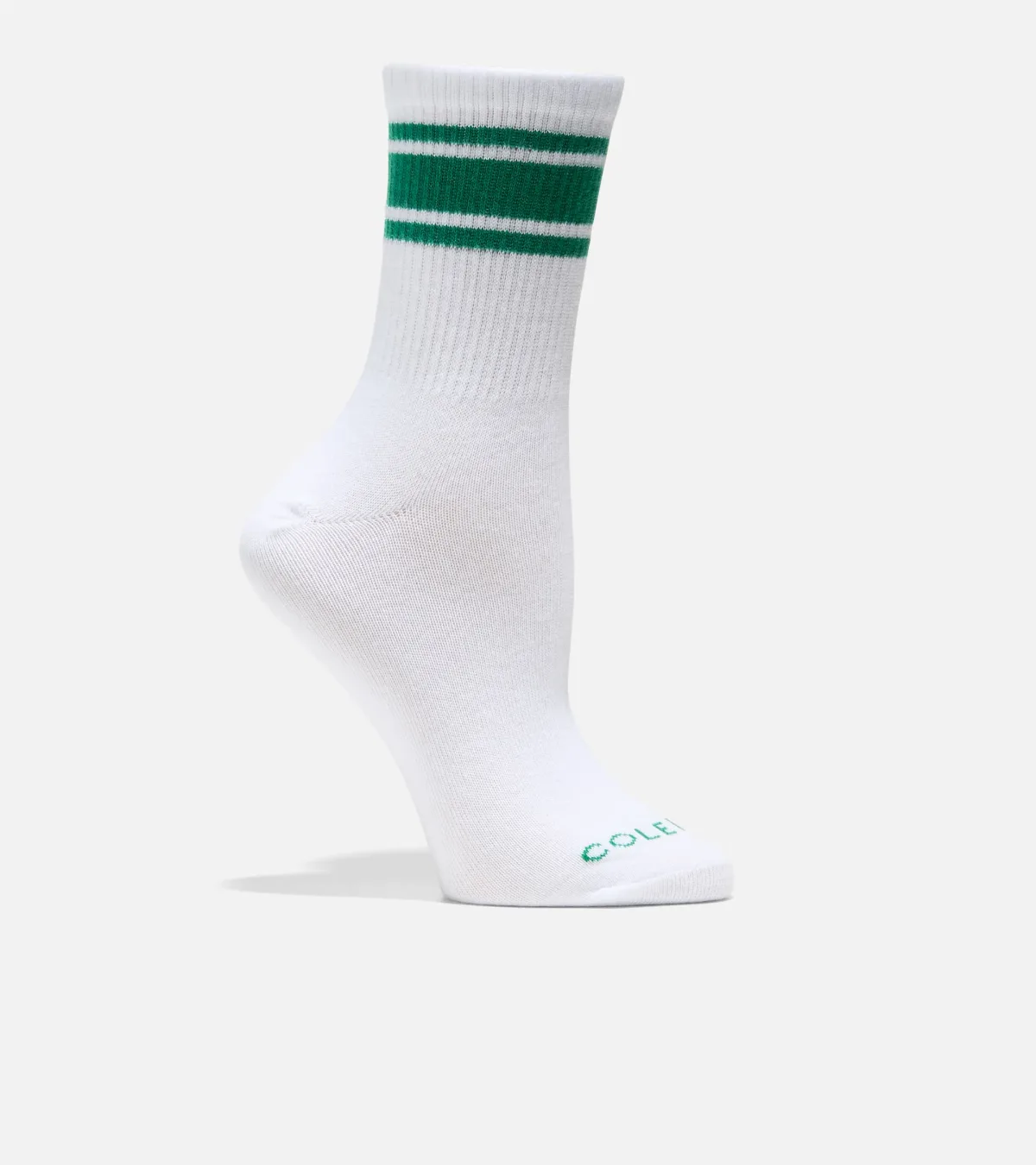 Varsity Stripe Mid Crew Socks by Cole Haan