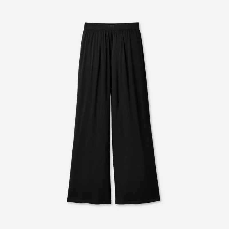 Imogen Wide Leg Pant Rib Lenzing™ Ecovero™ Viscose Blend