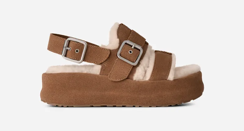 Enwrap Sandal Sheepskin Sandals by UGG