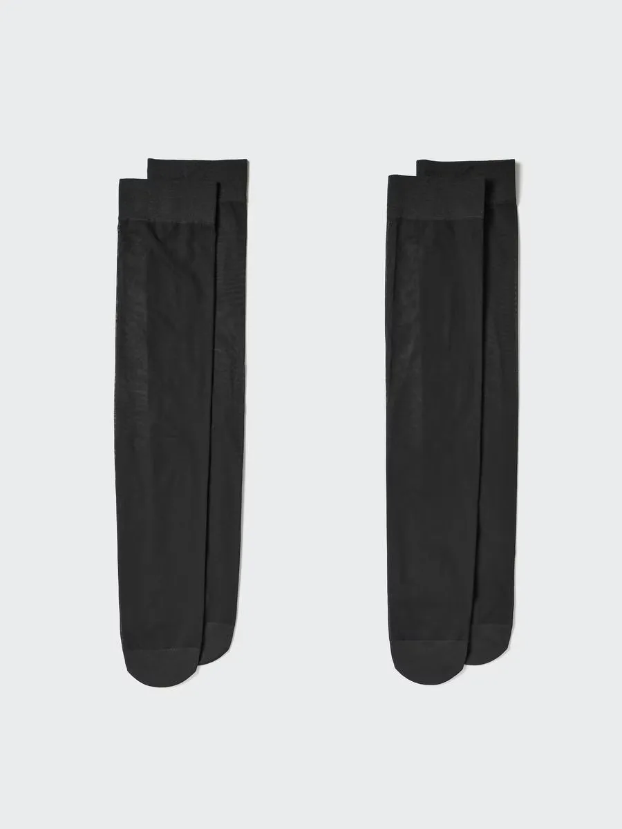 Sheer Knee High Socks 2 Pair by UNIQLO