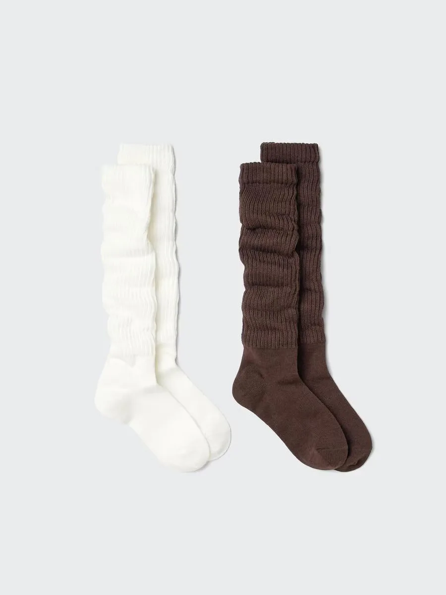 Long Slouch Socks 2 Pairs by UNIQLO