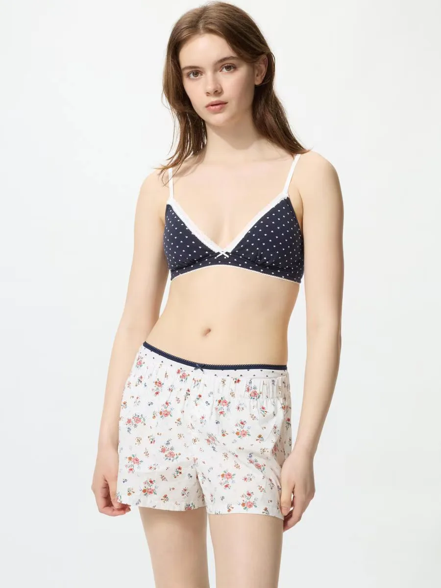 Cotton Boxer Easy Shorts Print by UNIQLO