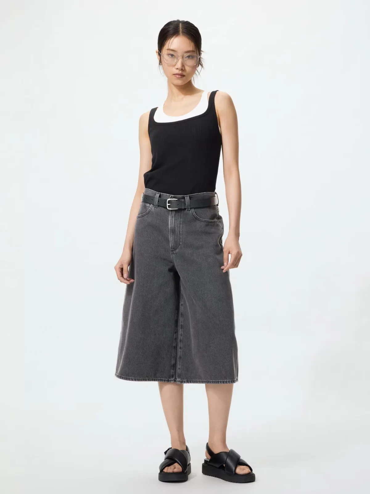 Denim Culottes by UNIQLO