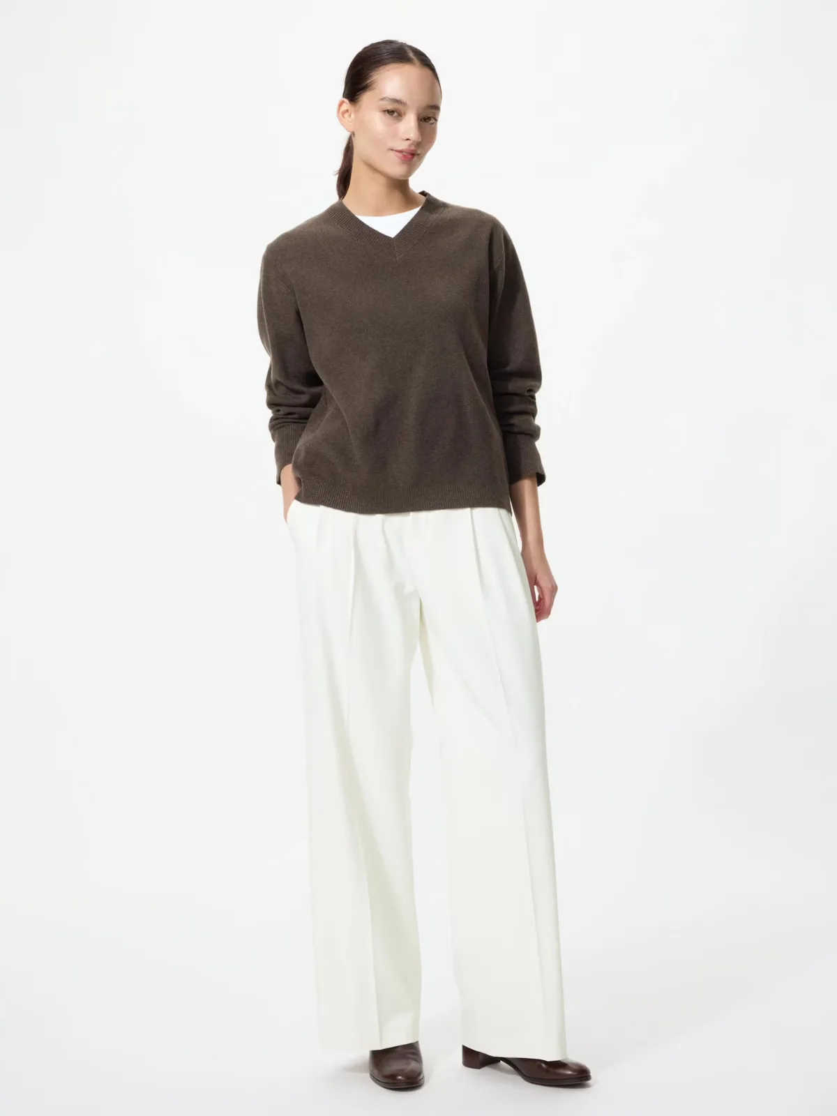 Smart Wide Straight Pants Tall by UNIQLO