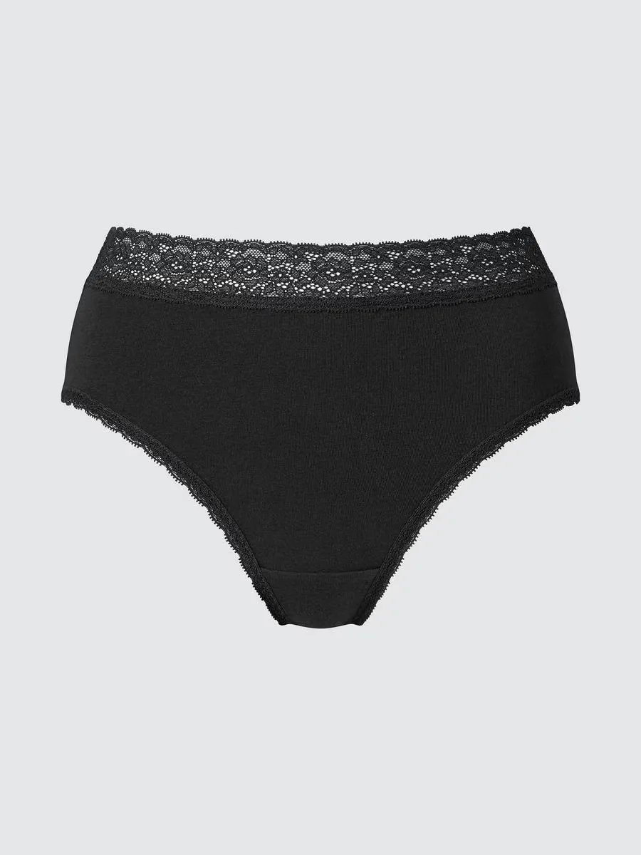 High-Rise Hiphugger Underwear Lace by UNIQLO