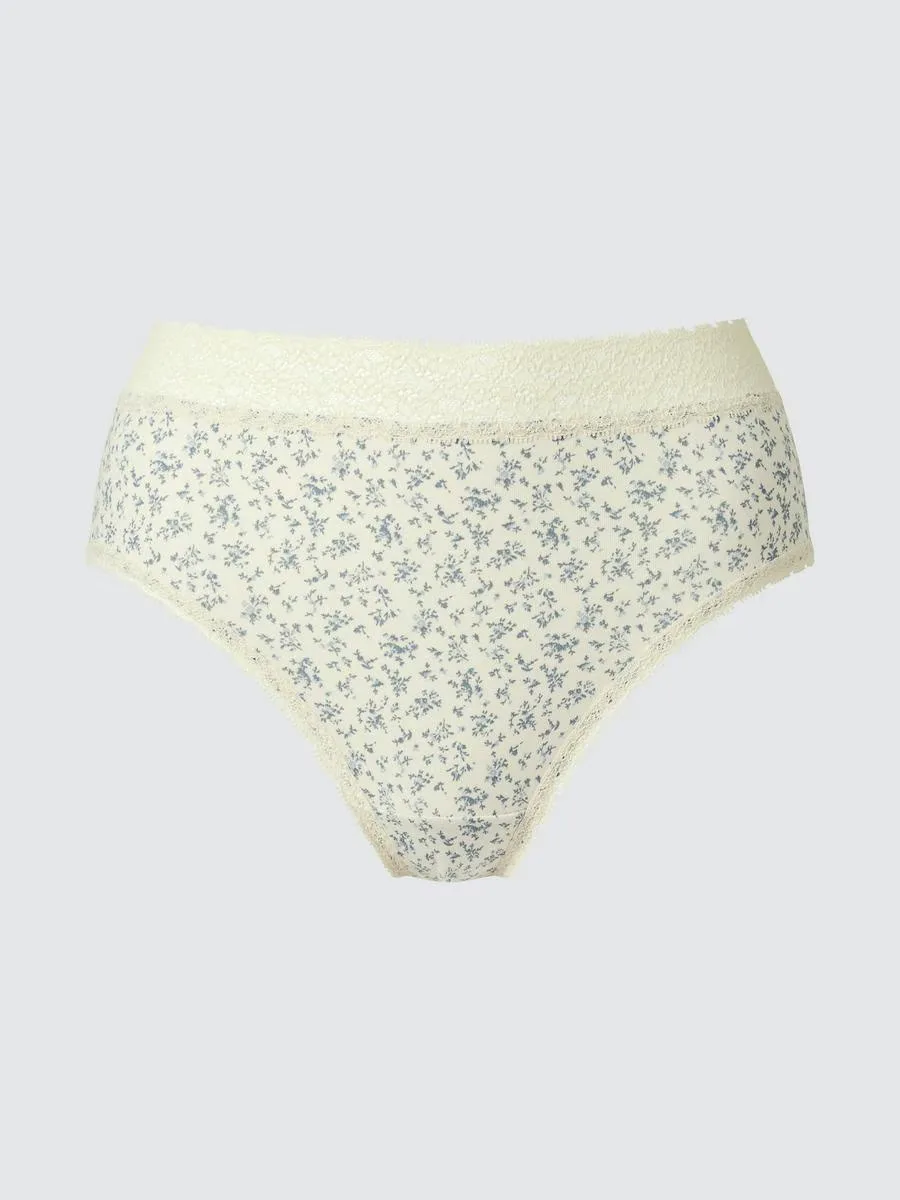High-Rise Briefs Flower by UNIQLO