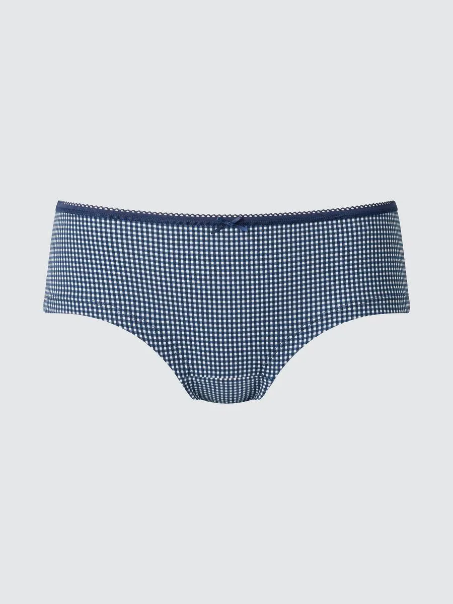 Hiphugger Underwear Briefs Check by UNIQLO