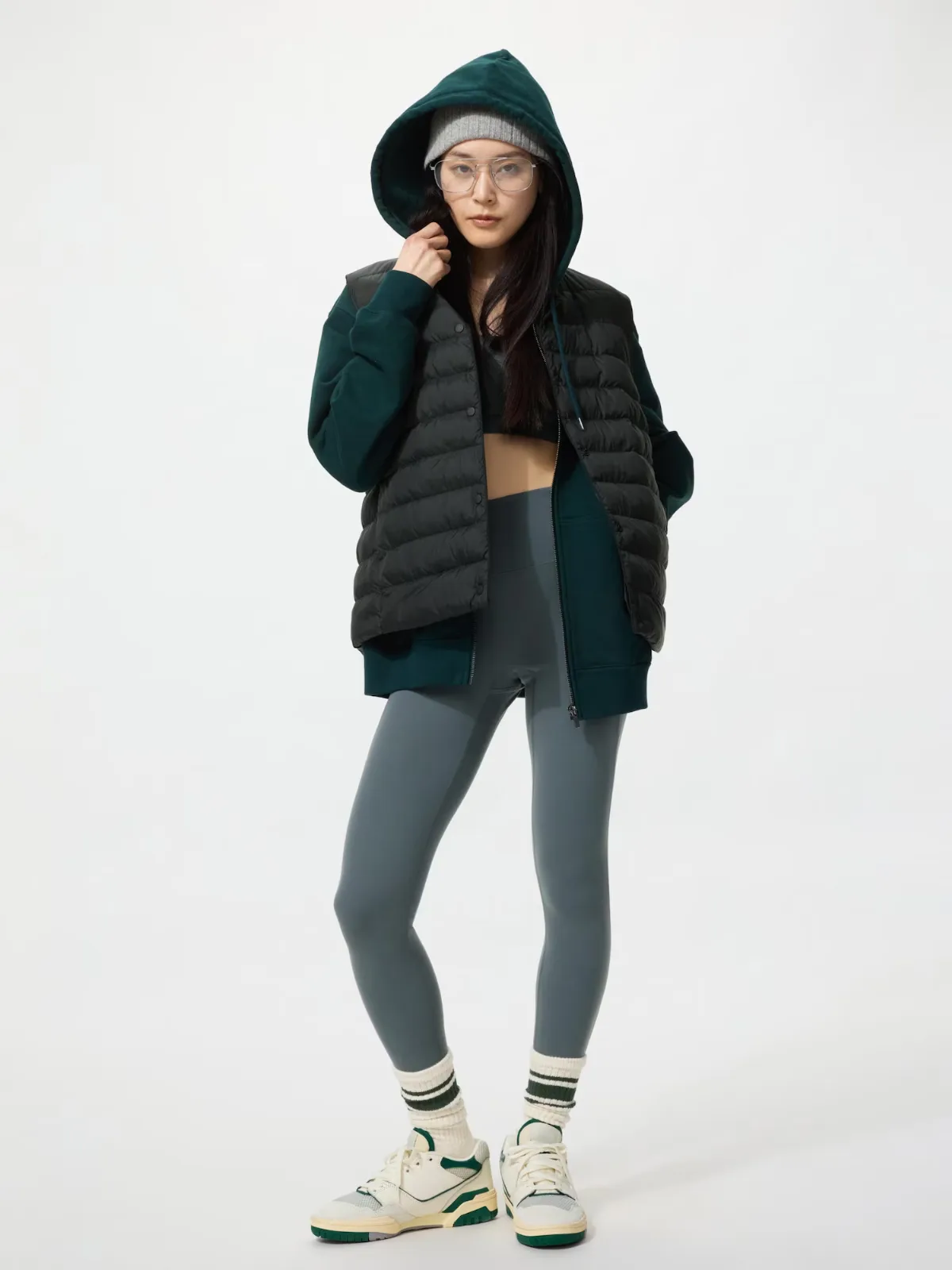 Ultra Stretch Active Leggings with Quick-Drying by UNIQLO