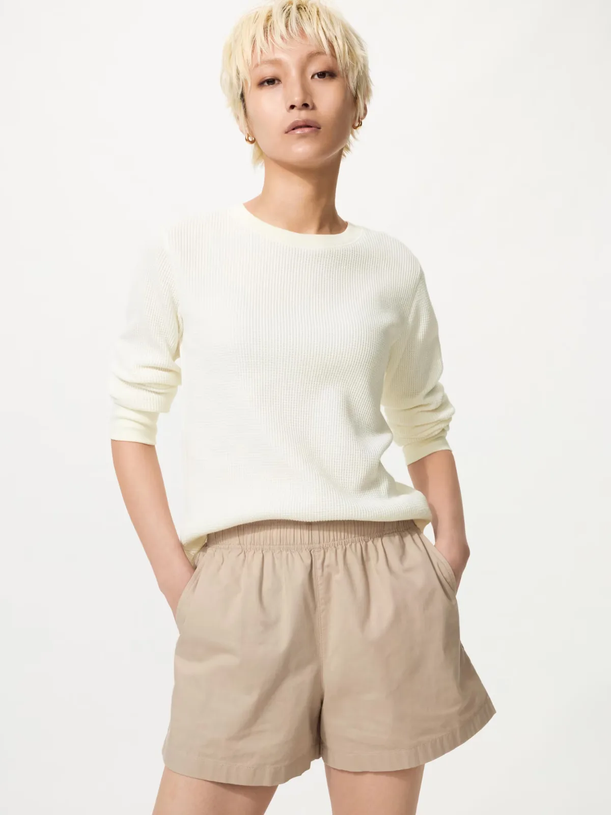 Cotton Easy Shorts, 100% Cotton by UNIQLO