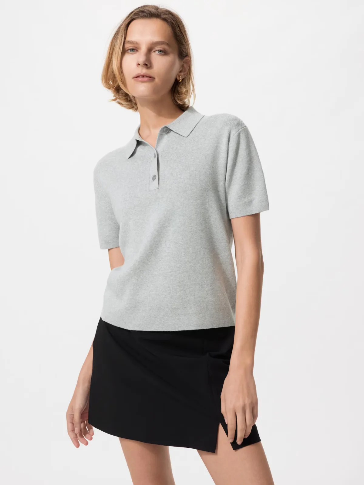 Polo Short Sleeve Sweater by UNIQLO
