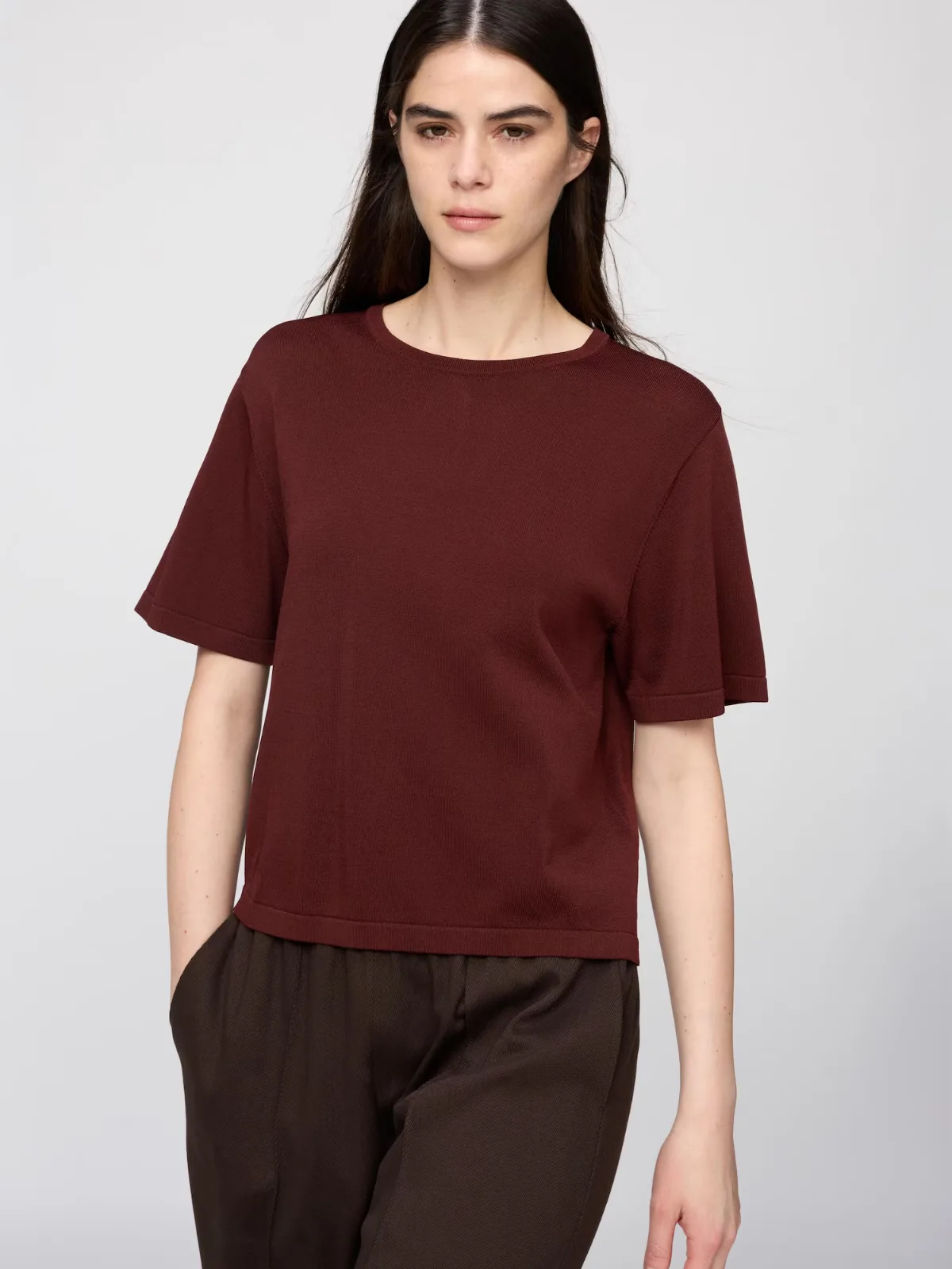 Boxy Knitted T-Shirt