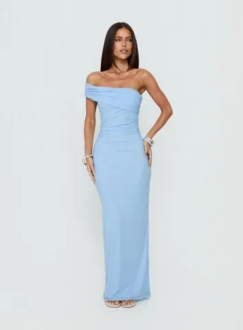 Spritzia One Shoulder Maxi Dress by Princess Polly