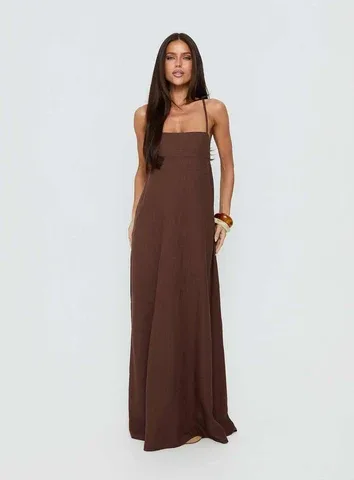 Solie Tie Back Maxi Dress