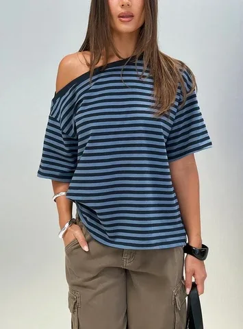 Settle Down One Shoulder Top by Princess Polly