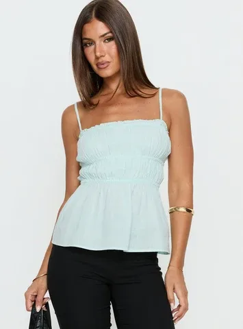 Rosecliff Ruched Longline Top by Princess Polly Lower Impact
