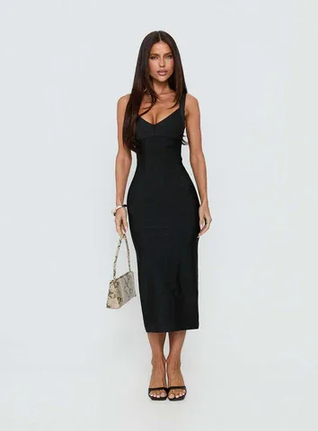 Justina Bandage Midi Dress by Princess Polly
