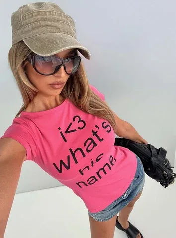 What's His Name Graphic Top by Princess Polly