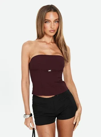 Flounce Strapless Top by Princess Polly