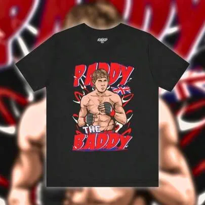 Paddy Pimblett MMA T-Shirt UK Fighter Tee by SHEIN
