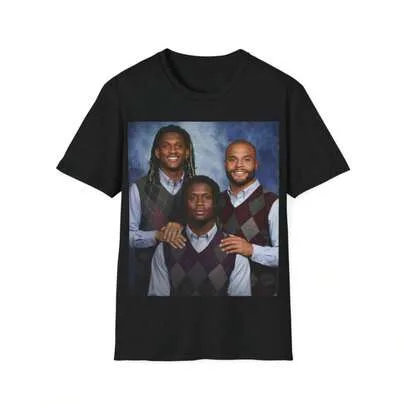 CeeDee Lamb Dak Prescott George Pickens Football T-Shirt Step Brothers Football Shirt by SHEIN