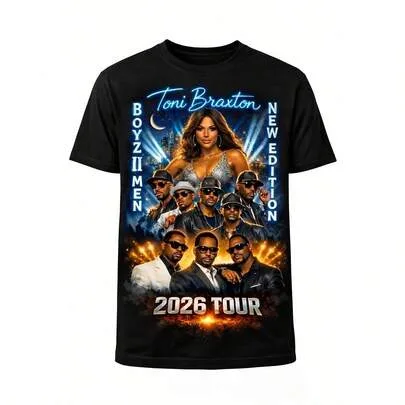 The New Edition Way Tour 2026 T-Shirt by SHEIN