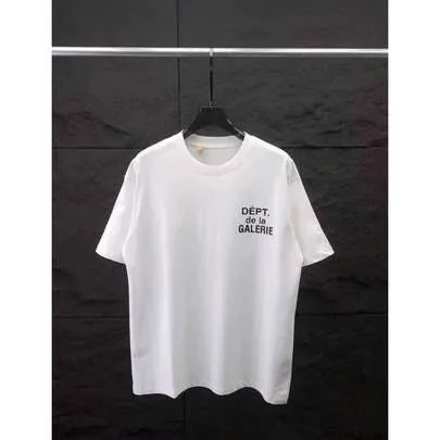 Gallery Dept Tee Letter Print Short Sleeve by SHEIN
